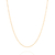 Cordão elo cadeado oval banhado a ouro 18k (53238700)