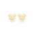 Brinco mickey baby banhado a ouro 18k (52734900)