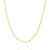 Gargantilha elo piastrine banhada a ouro 18k (53115600)