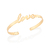 Bracelete love banhado a ouro 18k (55204400)