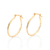 Brinco banhado a ouro 18k argola (52437100)