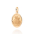 Medalha Mãe Rainha banhado a ouro 18k (54277900)