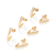 Kit brinco meia argola banhado a ouro 18k (52739400) - comprar online