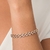 Pulseira banhada a ouro 18k com zircônias (55213906) na internet