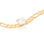 Pulseira banhada a ouro 18k com zircônia (55206806) - comprar online