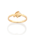 Anel skinny linguado banhado a ouro 18k (51349000) - comprar online
