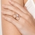 Maxi anel banhado a ouro 18k com zircônia (51347906) - Estilo Dixe | Semijoias Rommanel