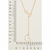 Gargantilha gravata amor eterno banhada a ouro 18k (53206800) - comprar online