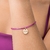 Pulseira te dedico banhada a ouro 18k com fio acetinado e pingente escrito gratidão (55211724) na internet