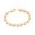 Pulseira banhada a ouro 18k com zircônias (55206506)