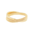 Anel banhado a ouro 18k com aro trabalhado (51061200) - comprar online