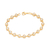 Pulseira banhada a ouro 18k com zircônias (55206606)