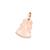 Pingente vestido princesa ariel banhado a ouro 18k com aplicação de resina (54286229)