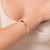 Bracelete ondulado banhado a ouro 18k (55207900) na internet