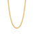 Cordão banhado a ouro 18k fio grumet duplo (53074900)