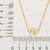 Gargantilha fé banhada a ouro 18k (53207600) - comprar online