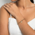 Pulseira olho grego banhado a ouro 18k (55205800) - Estilo Dixe | Semijoias Rommanel