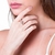 Anel banhado a ouro 18k com aplicação de rhodium (51048600) na internet