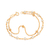 Pulseira infantil banhada a ouro 18k (55092526)