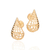 Brinco gota banhado a ouro 18k (52732100)