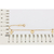 Pulseira paz, amor e fé banhada a ouro 18k (55204100) - comprar online
