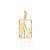Pingente pai e filho banhado a ouro 18k (54285900)
