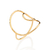 Anel oval banhado a ouro 18k (51346000) - comprar online