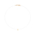 Gargantilha fio nylon banhada a ouro 18k (53204144)