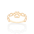 Anel pet infinito banhado a ouro 18k (51343100) - comprar online