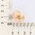 Maxi anel banhado a ouro 18k (51349800) na internet