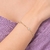 Pulseira flores banhado a ouro 18k com zircônias (55209106) na internet