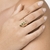 Anel vaso da prosperidade banhado a ouro 18k com cristais (51346131) - Estilo Dixe | Semijoias Rommanel