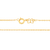 Cordão banhado a ouro 18k fio cadeado (53043200) - comprar online