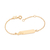 Pulseira personalizável coroa da princesa ariel banhada a ouro 18k (55216100)