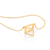 Relicário banhado a ouro 18k com coração vazado (53213000) - comprar online