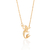 Gargantilha ariel banhada a ouro 18k com zircônias (53251506)