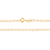 Gargantilha banhada a ouro 18k fio cadeado (53115100) - comprar online