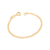 Pulseira infantil banhada a ouro 18k (55171700)