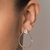 Brinco gota banhado a ouro 18k com zircônias (52737906) - Estilo Dixe | Semijoias Rommanel