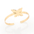 Bracelete borboleta banhado a ouro 18k (55204500)