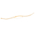 Pulseira abençoada com corações banhada a ouro 18k (55205600)