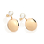 Maxi brinco banhado a ouro 18 k com pérolas sintéticas (52735926)