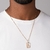 Pingente pai e filho banhado a ouro 18k (54285900) - Estilo Dixe | Semijoias Rommanel