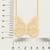 Gargantilha borboleta banhada a ouro 18k (53212300) - comprar online