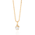 Pingente solitário coração banhado a ouro 18k com zircônia (54279006) - comprar online