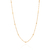 Gargantilha banhada a ouro 18k com bolas (53029000)
