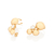 Brinco ear cuff banhado a ouro 18k com zircônias (52707806)