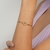 Bracelete coração infinito banhado a ouro 18k (55207100) na internet