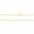 Cordão banhado a ouro 18k fio cadeado batido (53030800) - comprar online