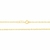 Cordão banhado a ouro 18k (53030100) - comprar online